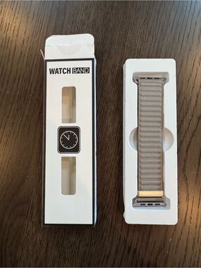BRAND NEW Micro Twill Watch Band in Taupe for Apple Watch 42/44/45/49mm